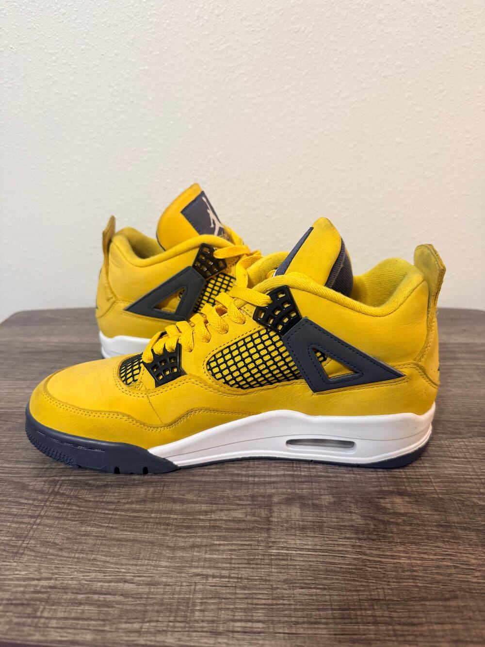 Nike Jordan 4 Retro Lightning (2021) Yellow Grey CT8527-700 - Men's Size 9.5